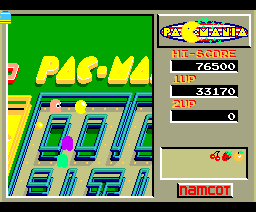Pac-Mania (1989, MSX2, NAMCO)