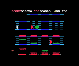 Burger Time (1986, MSX, Data East)