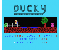 Ducky (1986, MSX, Turbo Soft)