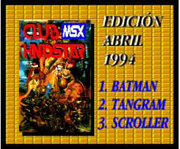 Club Hnostar #4 (1994, MSX2, Club HNOSTAR)