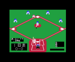 Baseball Craze (1985, MSX, Hudson Soft)