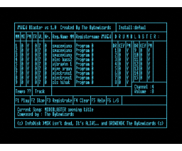 MIDI Blaster (1991, MSX2, The Bytewizards)