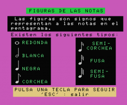 Música en Juego II - Figuras (1986, MSX, DAI)