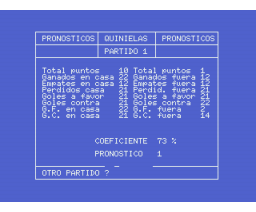 1X2 Quinielas Pronosticos Y Combinaciones (1985, MSX, DIMensionNEW)
