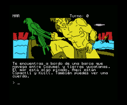 Ci-U-Than Trilogy II (1991, MSX, Aventuras AD)