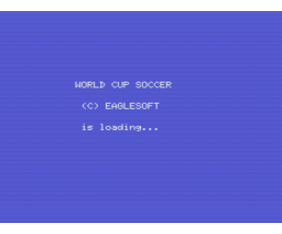 World Cup Soccer - For talent scouting (1986, MSX, Eaglesoft)