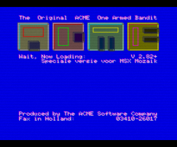 Bandit (1989, MSX2, ACME Software Company)