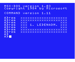 Ledenadministratie MSX2 (1986, MSX2, CC & S)