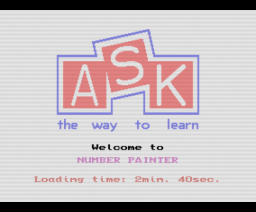 Number Painter (1985, MSX, ASK)