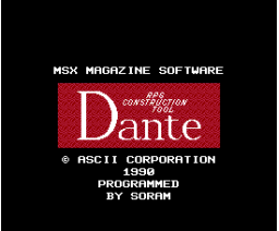 Dante Excellent Works: Cross Kingdom (1991, MSX2, MSX2+, Turbo-R, MSX Magazine (JP))