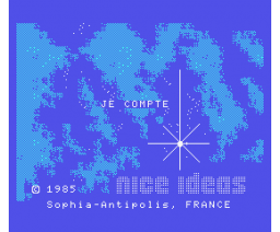 Je Compte! (1985, MSX, Nice Ideas)