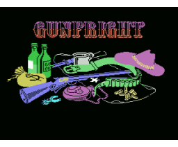 Gunfright (1985, MSX, A.C.G.)