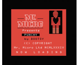 Punchy (1984, MSX, Mr. Micro)