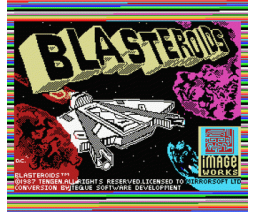 Blasteroids (1987, MSX, Atari Games)