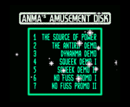 Anma's Amusement Disk (1992, MSX2, Anma)