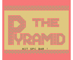 The Pyramid (1983, MSX, Central education)