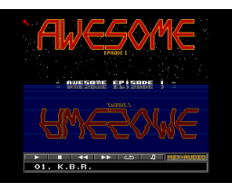 Awesome Episode I (1991, MSX2, Moonsoft)