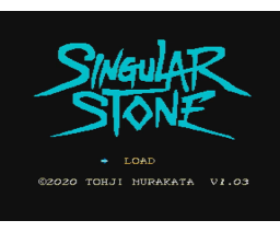 Singular Stone (2020, MSX2, Tōji Murakata)