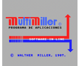 Multimiller (1987, MSX, Walther Miller)