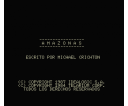 Amazon (1987, MSX2, Telarium)