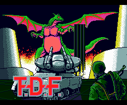 T.D.F. Great Monster War: Desperate Reactor Defense Operation (1988, MSX2, Data West)