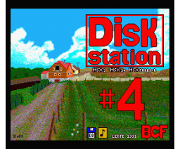 BCF Disk Station #4 (1991, MSX2, BCF)