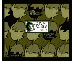 Graph Saurus Graphic Tool Ver.1.0 (1989, MSX2, MSX2+, Bit&sup2;)
