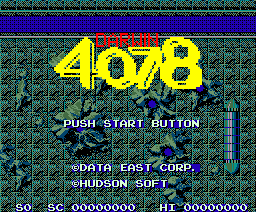 Darwin 4078 (1987, MSX2, Data East)
