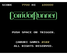 Corridor Runner (2022, MSX, aburi6800)