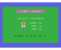 Car Race (MSX, Unknown)