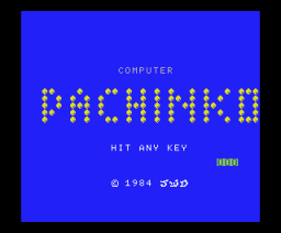 Computer Pachinko (1984, MSX, JWD Corp.)