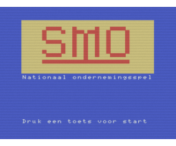 SMO Ondernemingsspel 2 (1986, MSX, Vendex Software Development)