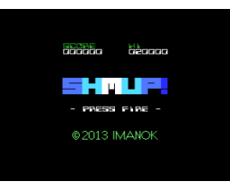 SHMUP! (2013, MSX, Imanok)
