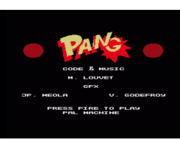 Pang! (2015, MSX, Michel Louvet)