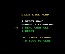 Dizzy Dice (1988, MSX, Players)