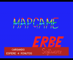 Mapgame (1985, MSX, Erbe Software)