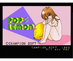 Pop Lemon (1989, MSX2, Champion Soft)