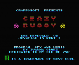Crazy Buggy (2005, MSX, Crappysoft)