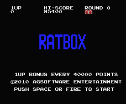 Ratbox (2010, MSX, AG Software)