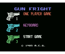 Gunfright (1985, MSX, A.C.G.)