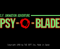 Psy-O-Blade (1988, MSX2, T&ESOFT)