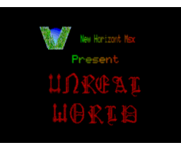 Unreal World (1996, MSX2, New Horizont MSX)