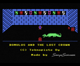 Bomulus and the Lost Crown (1986, MSX, Teknopiste)