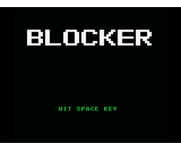 Blocker (1985, MSX, Grupo de Trabajo Software (G.T.S.))