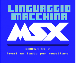 Linguaggio Macchina MSX n.2 (1987, MSX, Gruppo Editoriale International Education)