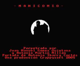 Manicomio (2005, MSX, Crappysoft)