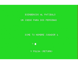 El Patíbulo (1985, MSX, GEASA)