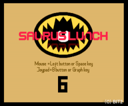 Saurus Lunch 6 (1992, MSX2, Co-Deuz Computer)