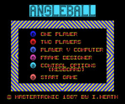 Angleball (1987, MSX, Mastertronic)