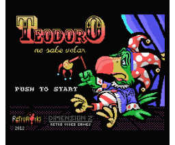 Teodoro can't fly (2012, MSX, RetroWorks, Dimension Z)